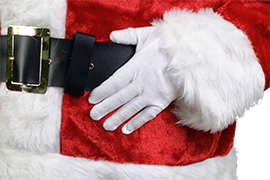 rękawiczki Świętego Mikołaja niezbędny dodatek do stroju